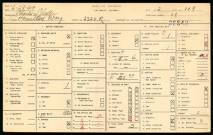 WPA household census for 3320 HAMILTON WAY, Los Angeles