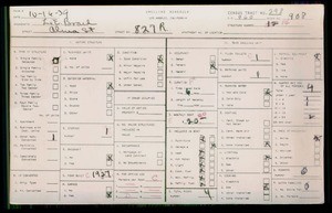WPA household census for 827 S ALMA, Los Angeles County