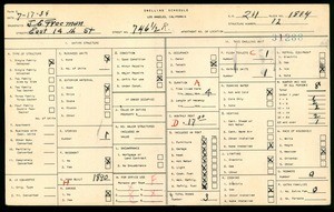 WPA household census for 746 1/2 EAST 14TH STREET, Los Angeles