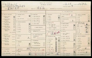 WPA household census for 952 E 20TH ST, Los Angeles