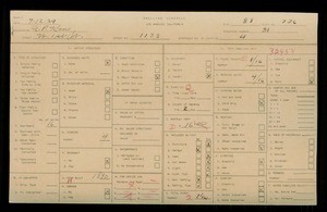 WPA household census for 1133 W 1ST STREET, Los Angeles