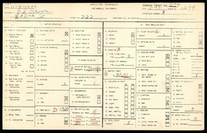 WPA household census for 222 East 82nd Street, Los Angeles County