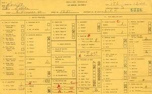 WPA household census for 1251 S FLOWER, Los Angeles