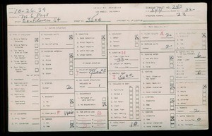 WPA household census for 3500 S FLOWER ST, Los Angeles