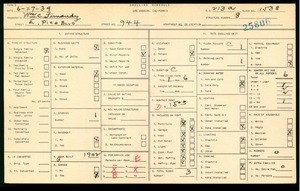WPA household census for 944 EAST PICO BLVD, Los Angeles