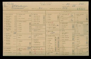 WPA household census for 911 DIAMOND ST, Los Angeles