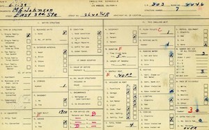 WPA household census for 2620 E 3RD, Los Angeles