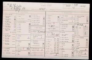 WPA household census for 1505 S GAFFEY STREET, Los Angeles County