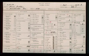 WPA household census for 1271 MONTECITO DRIVE, Los Angeles