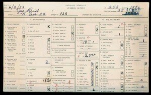WPA household census for 128 N AVENUE 22, Los Angeles
