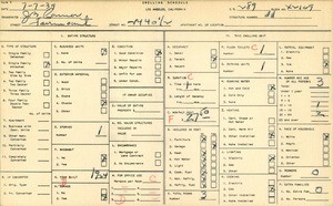 WPA household census for 2440 1/2 FAIRMOUNT, Los Angeles