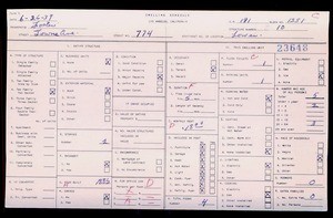 WPA household census for 774 TOWNE, Los Angeles