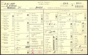 WPA household census for 3420 POMONA ST, Los Angeles