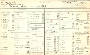 WPA household census for 531 1/2 BROOKS AVE, Los Angeles County