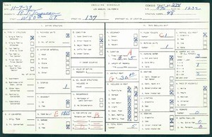 WPA household census for 137 West 80th Street, Los Angeles County
