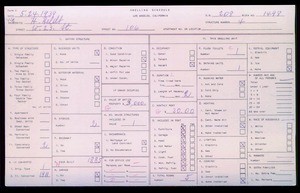 WPA household census for 106 W 23RD, Los Angeles