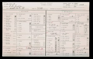 WPA household census for 349 E 84TH ST, Los Angeles County