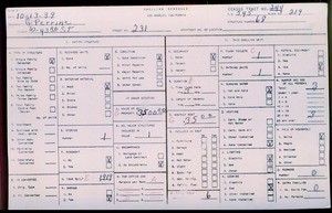 WPA household census for 231 W 43 ST, Los Angeles County