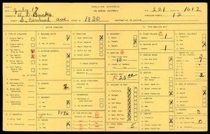 WPA household census for 1930 S CENTRAL AVE, Los Angeles