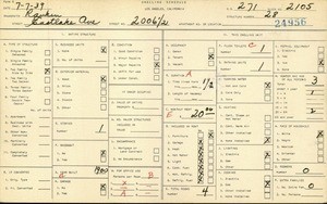 WPA household census for 2006 1/2 EASTLAKE AVE, Los Angeles