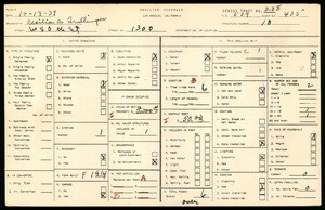 WPA household census for 1300 W 50TH ST, Los Angeles County