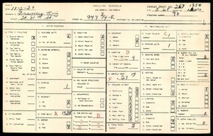 WPA household census for 947 3/4 W 81ST ST, Los Angeles County