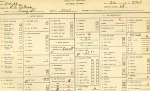 WPA household census for 3063 INEZ, Los Angeles