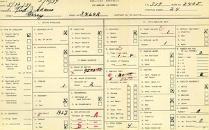 WPA household census for 3464 PERCY, Los Angeles