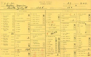 WPA household census for 1828 SANTA YNEZ STREET, Los Angeles