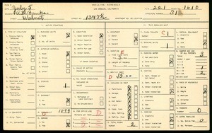 WPA household census for 1347 1/2 WALNUT ST, Los Angeles