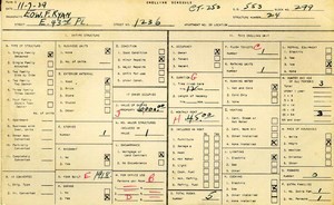 WPA household census for 1236 E 43RD, Los Angeles