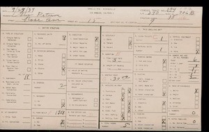 WPA household census for 15 ROSE, Los Angeles County