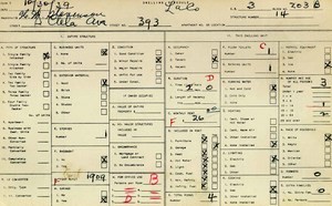 WPA household census for 393 CLELA