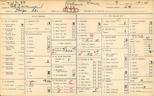 WPA household census for 3133 HOPE ST, Los Angeles County