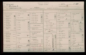 WPA household census for 3900 BERENICE PLACE, Los Angeles