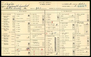 WPA household census for 923 MC GARRY ST, Los Angeles