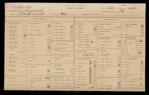 WPA household census for 901 E 91ST ST, Los Angeles County
