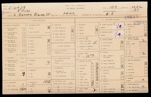 WPA household census for 1406 S BONNIE BRAE, Los Angeles