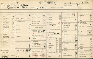 WPA household census for 7030 CHANSLOR AVE, Los Angeles County