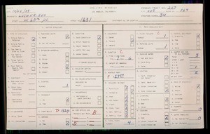 WPA household census for 1631 W 60TH PLACE, Los Angeles County