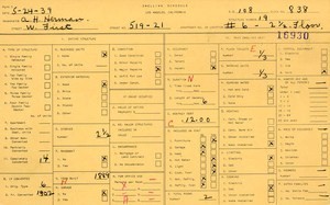 WPA household census for 519 W 1ST ST, Los Angeles