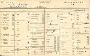 WPA household census for 1563 BROCKTON AVE, Los Angeles