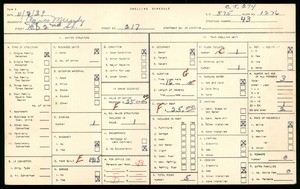 WPA household census for 217 West 82nd Street, Los Angeles County