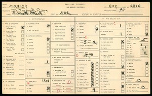 WPA household census for 522 SO MOTT, Los Angeles