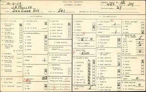 WPA household census for 541 SAN JUAN AVE, Los Angeles County