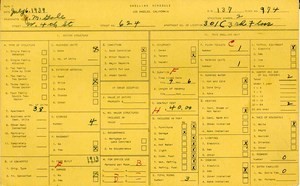 WPA household census for 624 W 4TH, Los Angeles