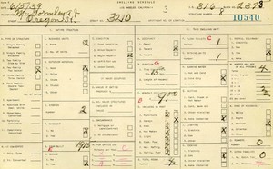 WPA household census for 3210 OREGON, Los Angeles