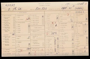 WPA household census for 820 E 7TH ST, Los Angeles