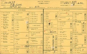 WPA household census for 412 WEST 54TH STREET, Los Angeles County