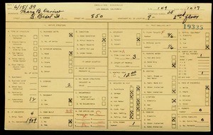 WPA household census for 850 S BIXEL, Los Angeles